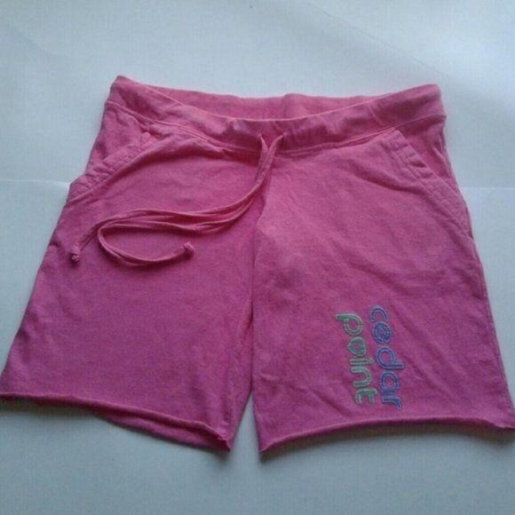 Cedar Point Shorts Small Dark Pink French Terry - Picture 5 of 5